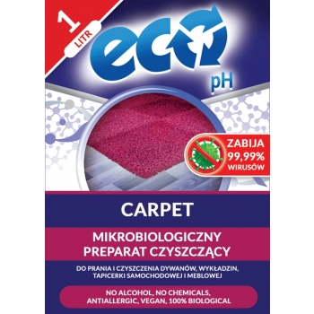 Eco-pH Wykładziny - koncentrat do czyszczenia dywanów, wykładzin, tapicerek i obić - 1L